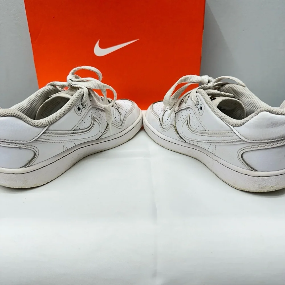Nike Son of Force GS triple white youth‎ kids 4 615139-109